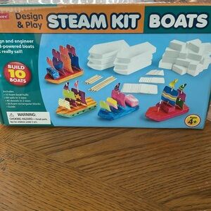 Lakeshore Design & Play STEAM Boats
Kit NEW in Sealed Box